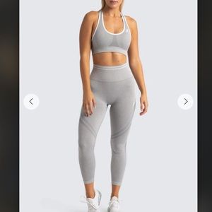 DYE Scrunch Seamless Leggings - Grey Marl
